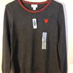 Ladies Old Navy Long Sleeve Scoop Neck Sweater XS